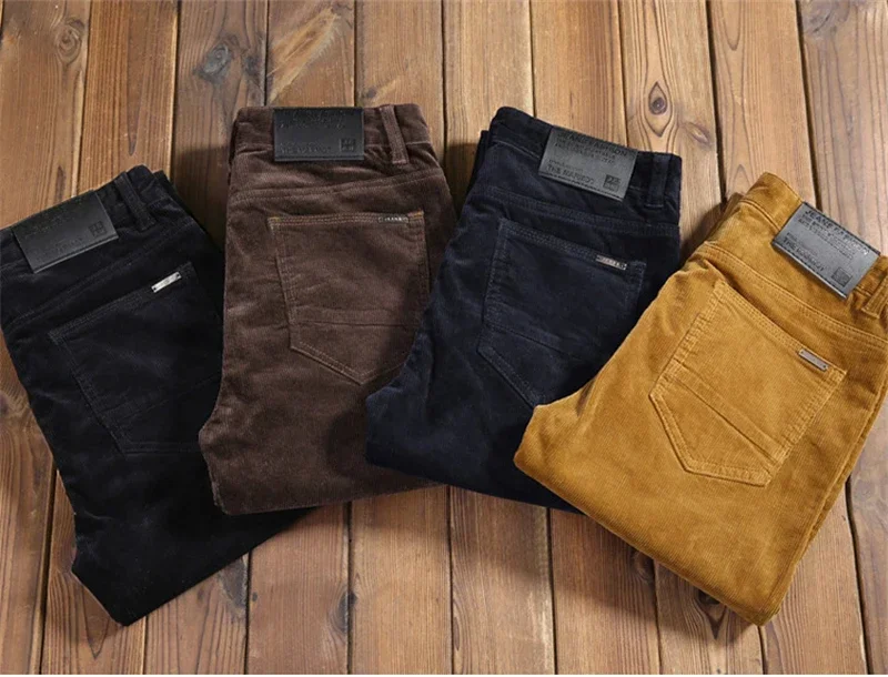 Corduroy Pant Warm - Mùa Thu Đông Nam Quần Ren