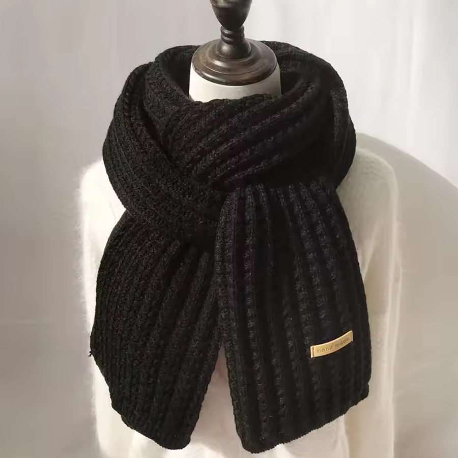 Thick Cable Knit Warm Cashmere - đánh giá và giá Wool Scarf Men