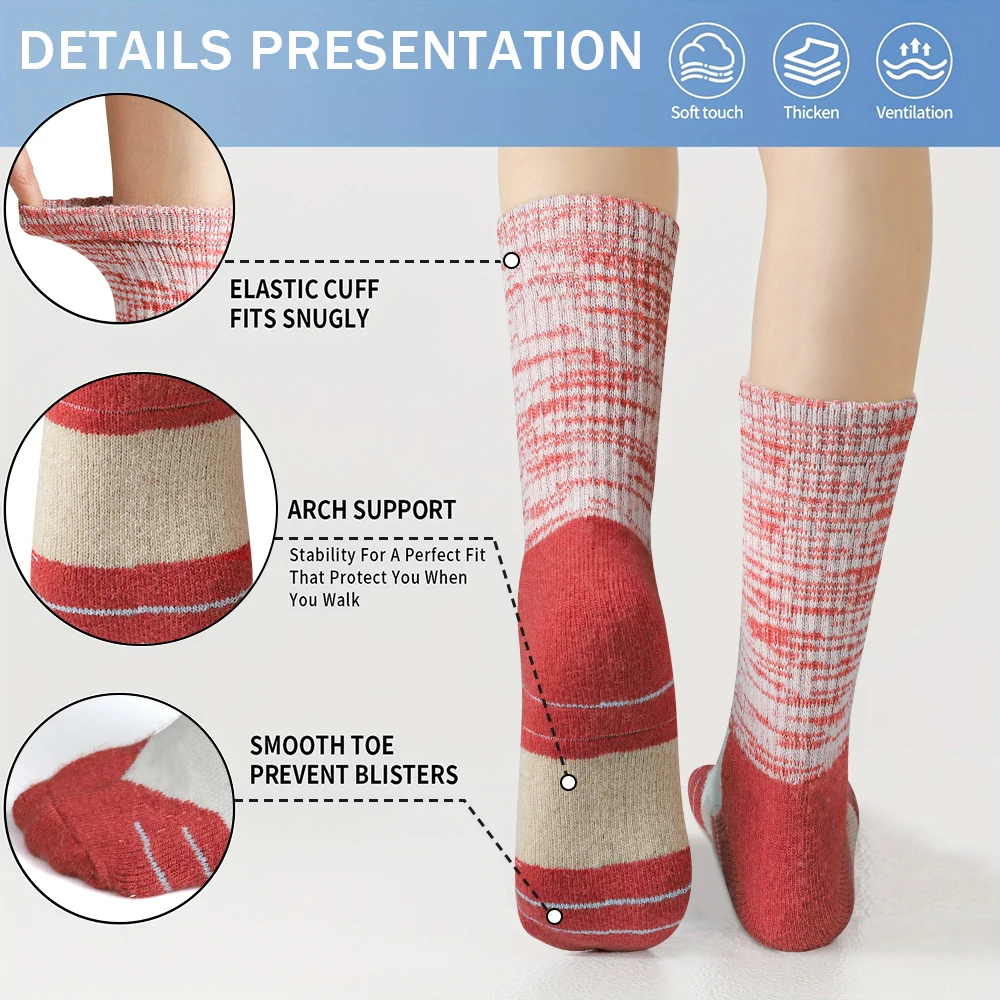 5 Pairs Women Winter Wool Sock - đánh giá và giá Thermal Sock Wool