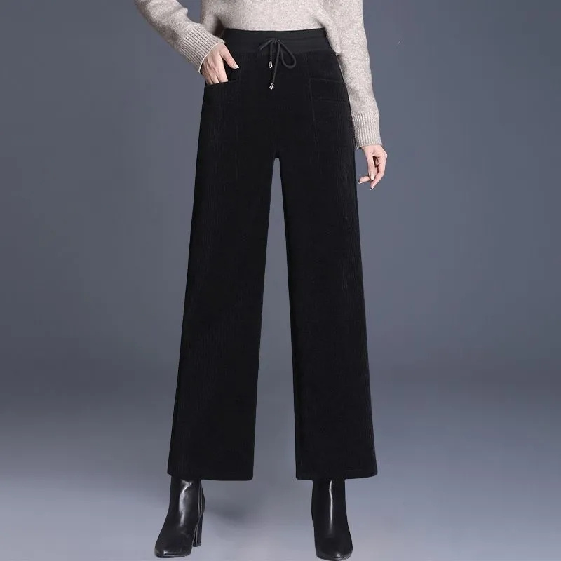 Autumn Winter Corduroy Wide Le - đánh giá và giá Corduroy Pant Warm