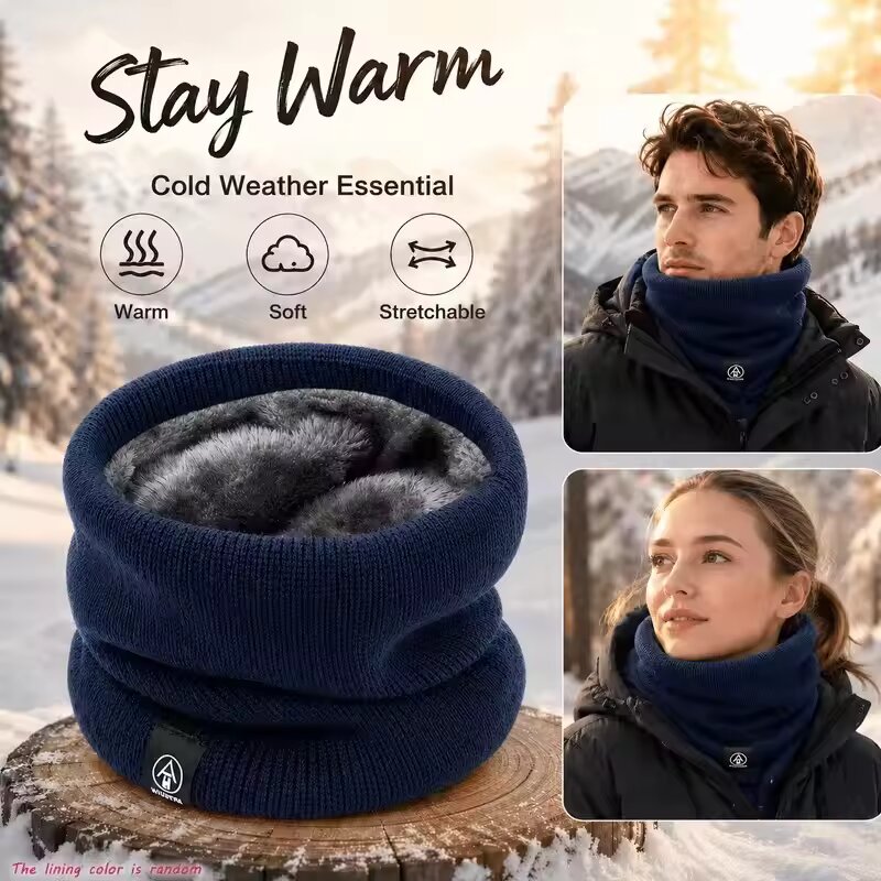 Winter Warm Knitted Neck Scarf - đánh giá và giá Wool Scarf Men