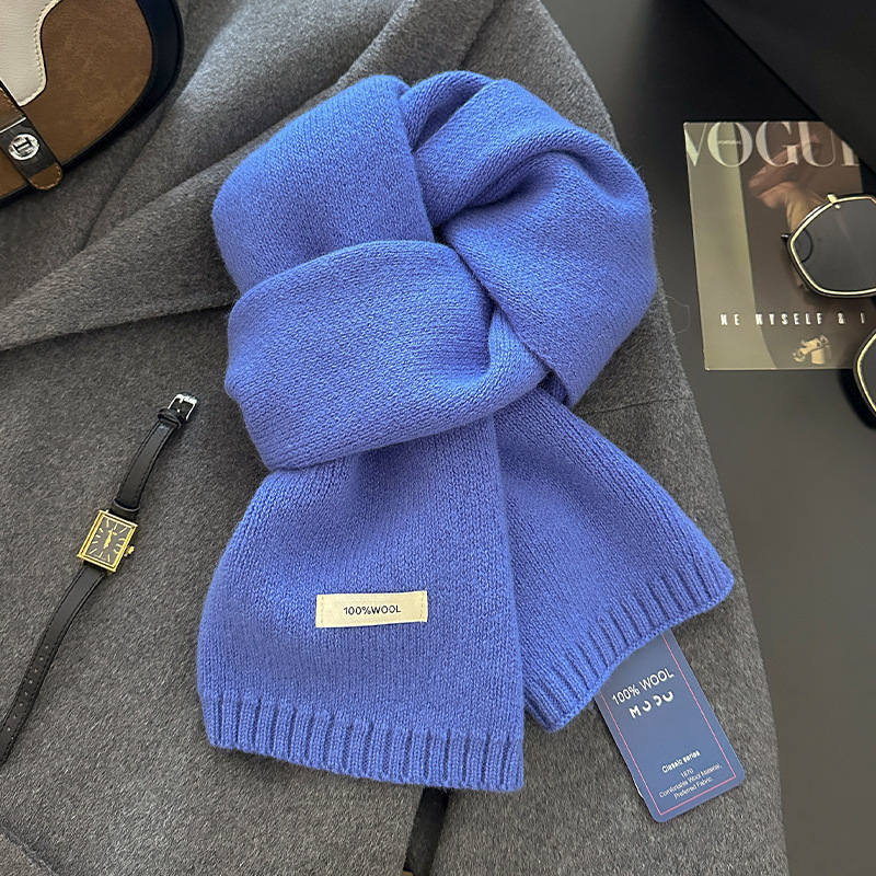 100% Wool Scarf Women Men Soli - đánh giá và giá Wool Scarf Men