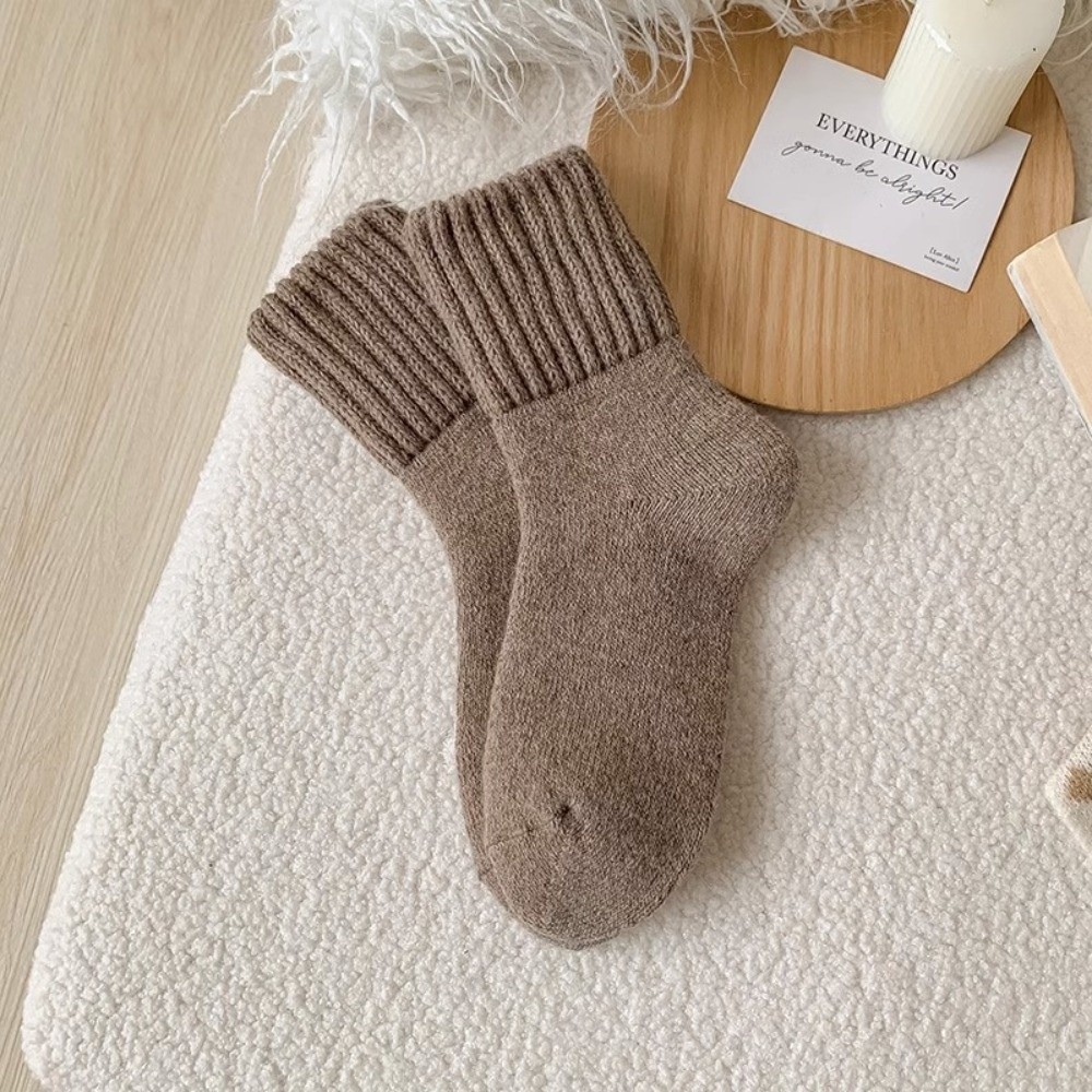 Creative Solid Color Thickened - đánh giá và giá Thermal Sock Wool