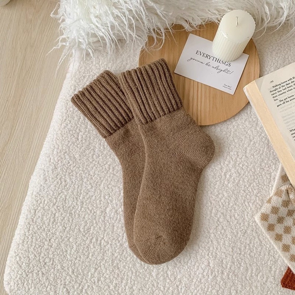 Creative Solid Color Thickened - đánh giá và giá Thermal Sock Wool