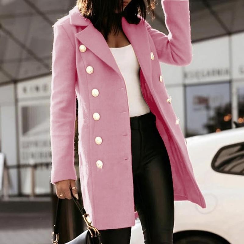 Áo khoác len nữ mùa thu đông Á - đánh giá và giá Wool Coat Peacoat