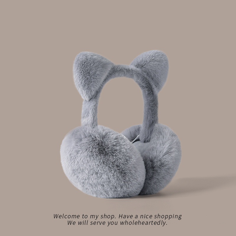 Cat Ears Foldable Earmuffs Plu - đánh giá và giá Earmuffs Foldable